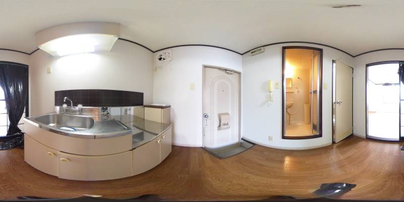 パノラマ画像キッチン