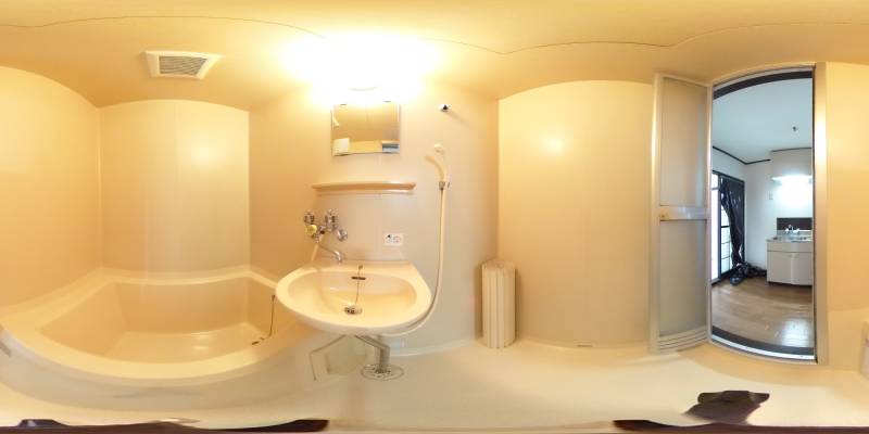 パノラマ画像バスルーム