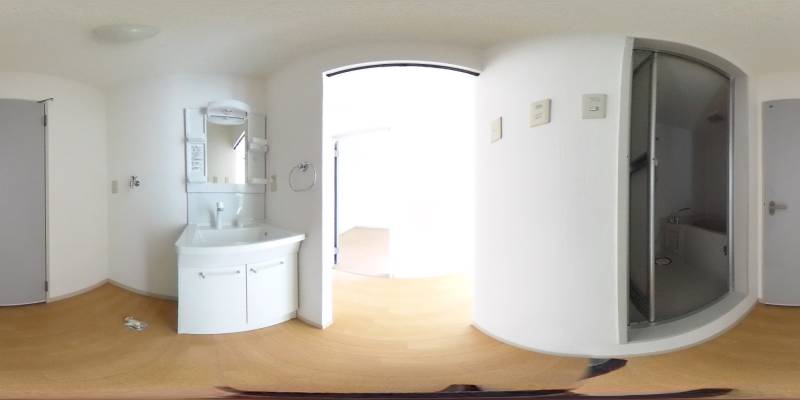 パノラマ画像洗面所