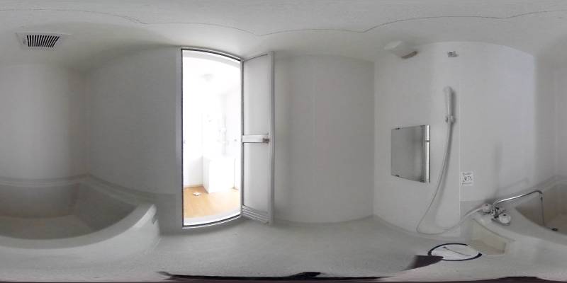 パノラマ画像バスルーム