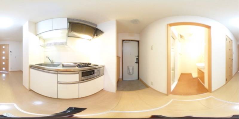 パノラマ画像キッチン