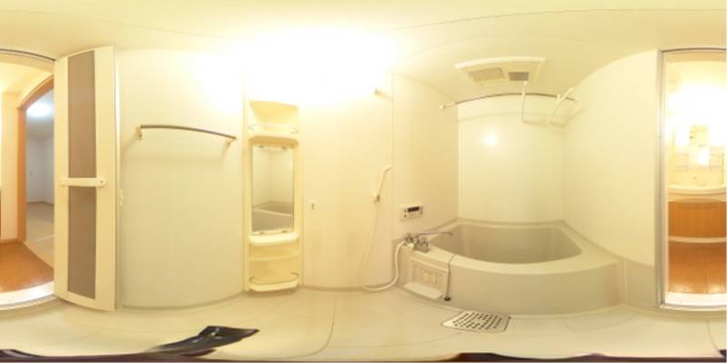 パノラマ画像バスルーム