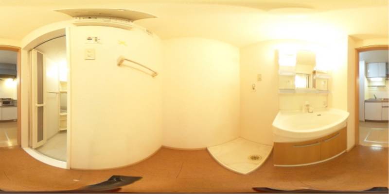 パノラマ画像洗面所