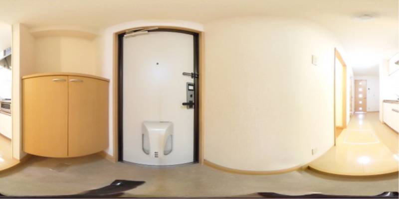 パノラマ画像玄関