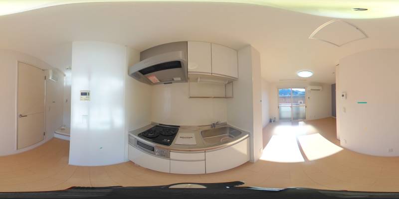 パノラマ画像キッチン
