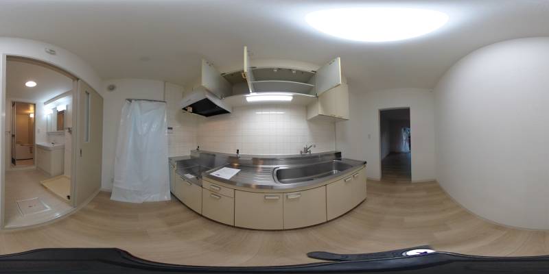 パノラマ画像キッチン