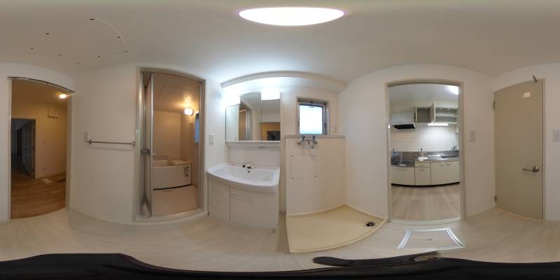 パノラマ画像洗面所