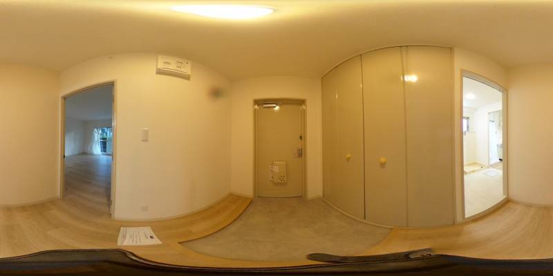 パノラマ画像玄関