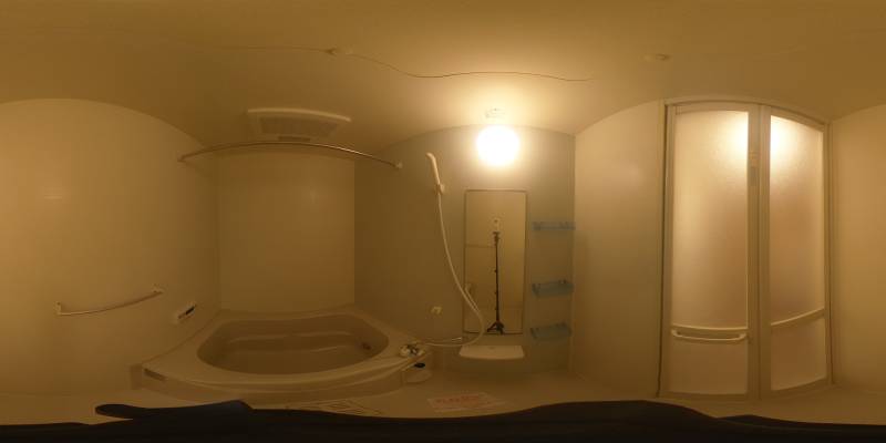 パノラマ画像バスルーム