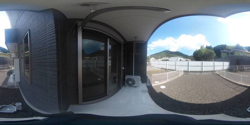 パノラマ画像バルコニー