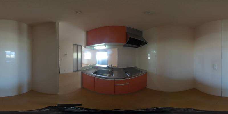 パノラマ画像キッチン