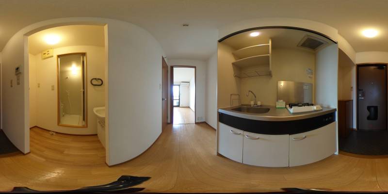 パノラマ画像キッチン