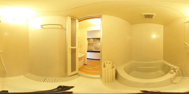 パノラマ画像バスルーム