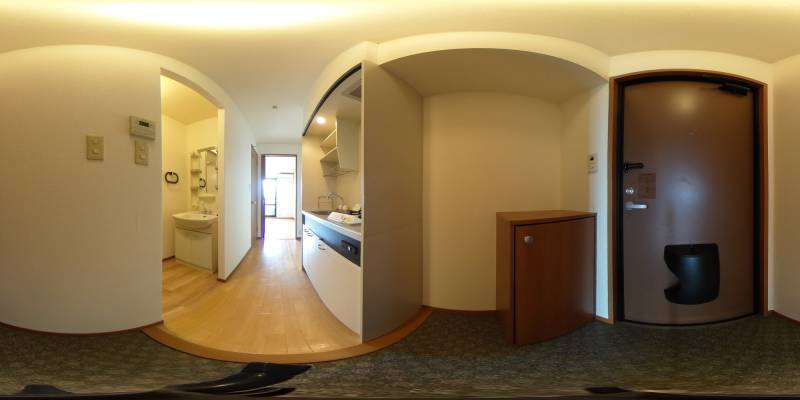 パノラマ画像玄関