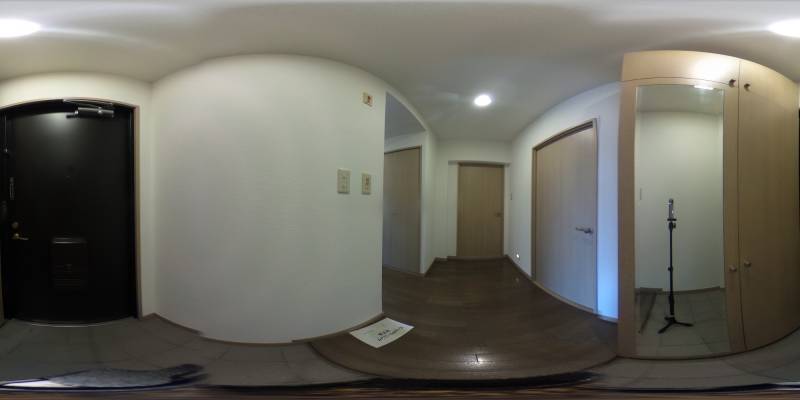 パノラマ画像玄関