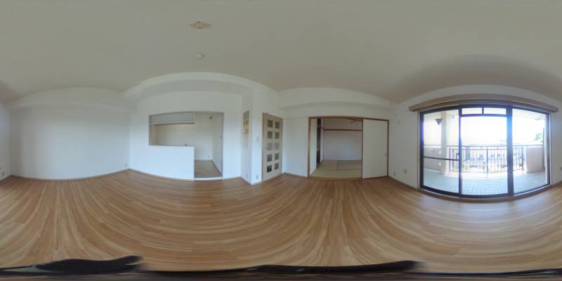 パノラマ画像リビング