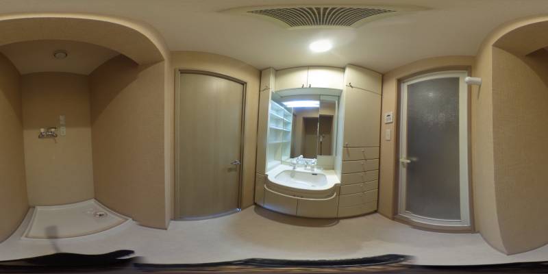 パノラマ画像洗面所