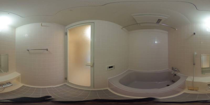 パノラマ画像バスルーム