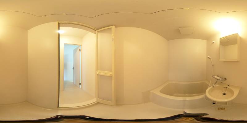 パノラマ画像バスルーム