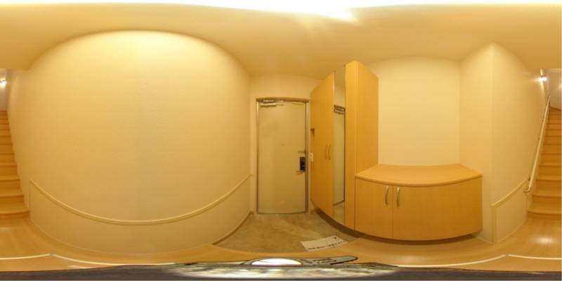 パノラマ画像玄関