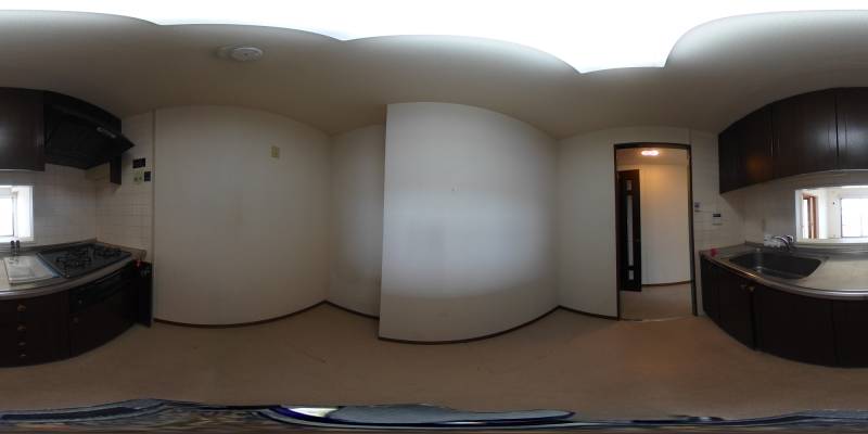 パノラマ画像キッチン