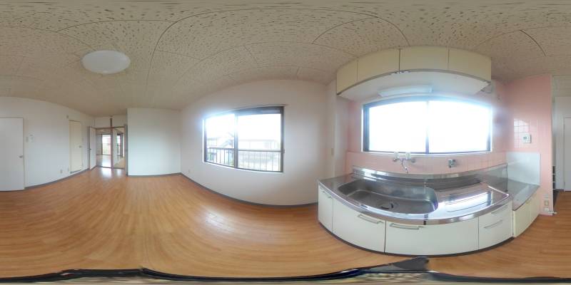 パノラマ画像キッチン