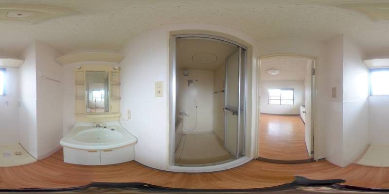 パノラマ画像洗面所
