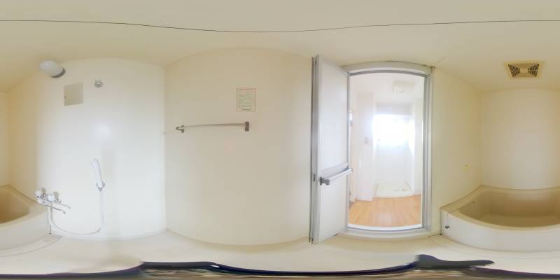 パノラマ画像バスルーム