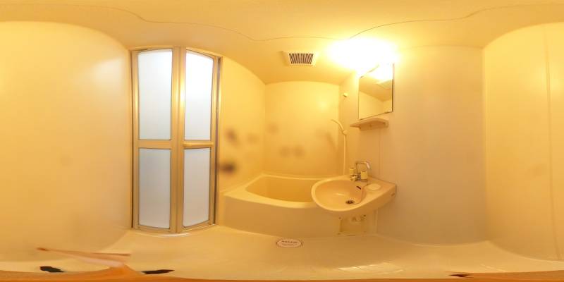 パノラマ画像バスルーム