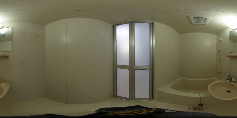 パノラマ画像バスルーム