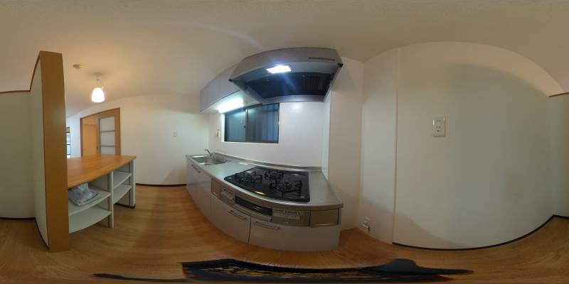 パノラマ画像キッチン