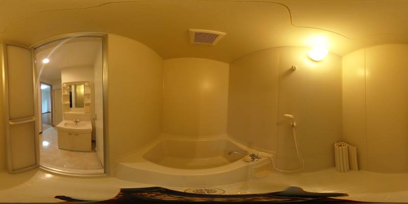 パノラマ画像バスルーム