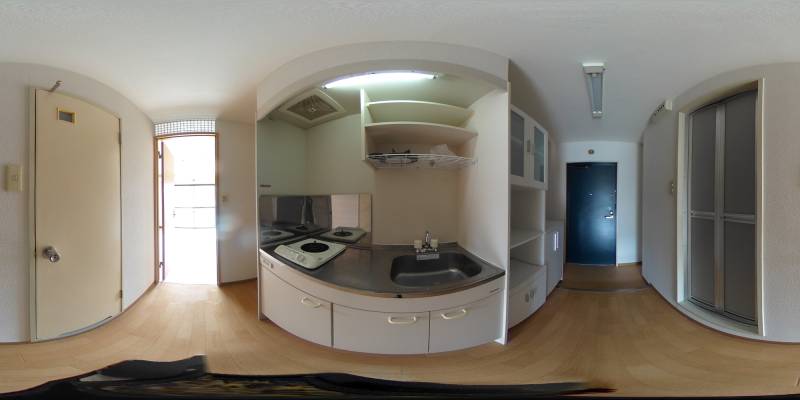 パノラマ画像キッチン