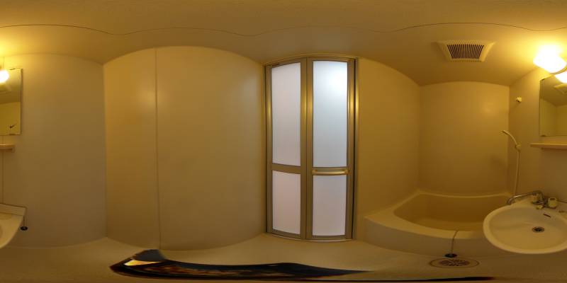 パノラマ画像バスルーム