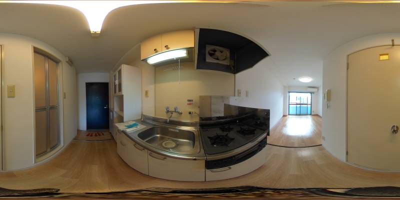 パノラマ画像キッチン