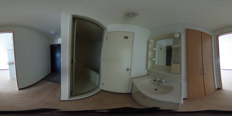 パノラマ画像洗面所