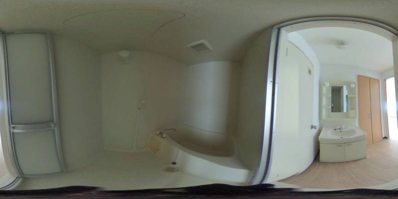 パノラマ画像バスルーム