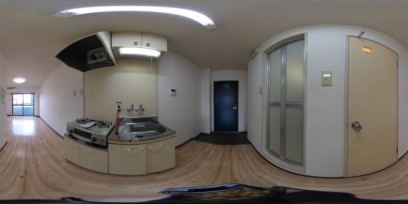 パノラマ画像キッチン