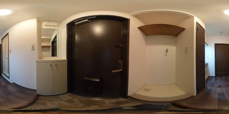 パノラマ画像玄関