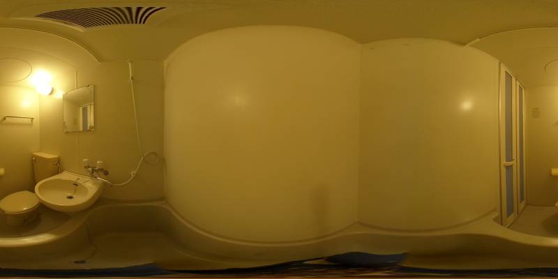 パノラマ画像バスルーム