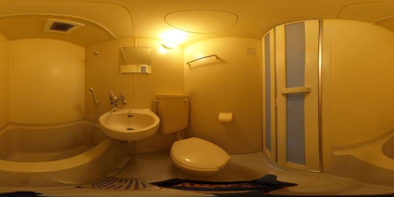 パノラマ画像バスルーム