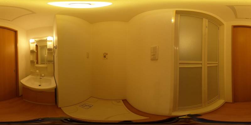 パノラマ画像洗面所