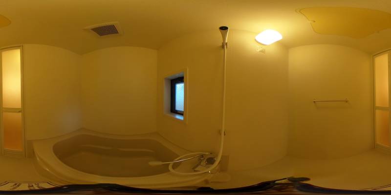 パノラマ画像バスルーム