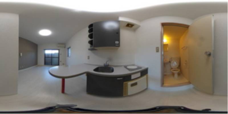 パノラマ画像キッチン