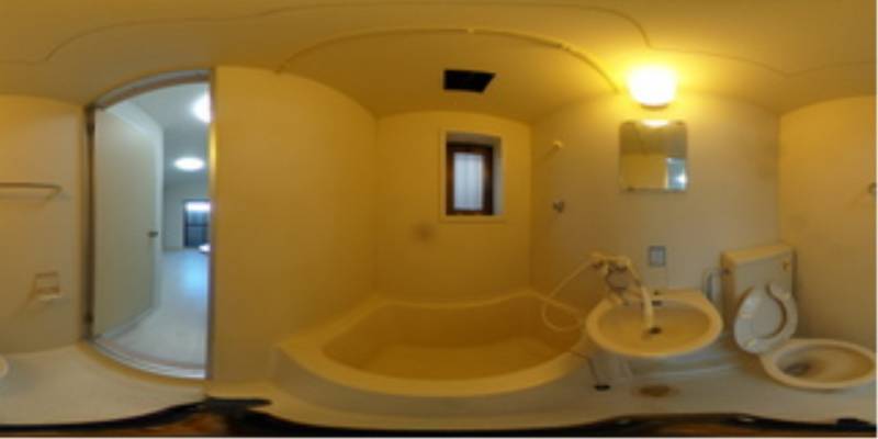 パノラマ画像バスルーム