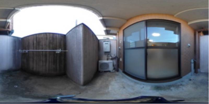 パノラマ画像バルコニー