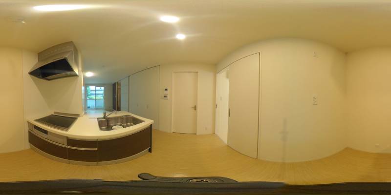 パノラマ画像キッチン