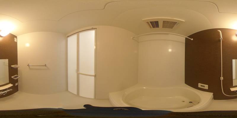 パノラマ画像バスルーム