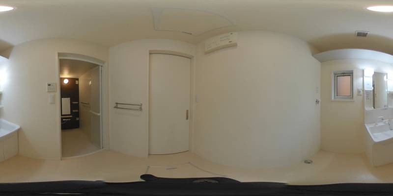 パノラマ画像洗面所