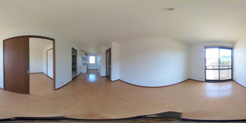 パノラマ画像リビング